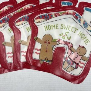 Nicholas Square Gingerbread House Christmas Holiday‎ Placemats Set of 4 Winter